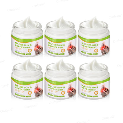 👨‍⚕️☘️Made and Shipped from the USA✅Ourlyard® Magnesium & Peppermint Arthritis Pain Relief and Bone Healing Cream(✅Quick and lasting solution to arthritis, rheumatism, muscle spasms, sports injuries) 🔥LAST DAY 70% OFF