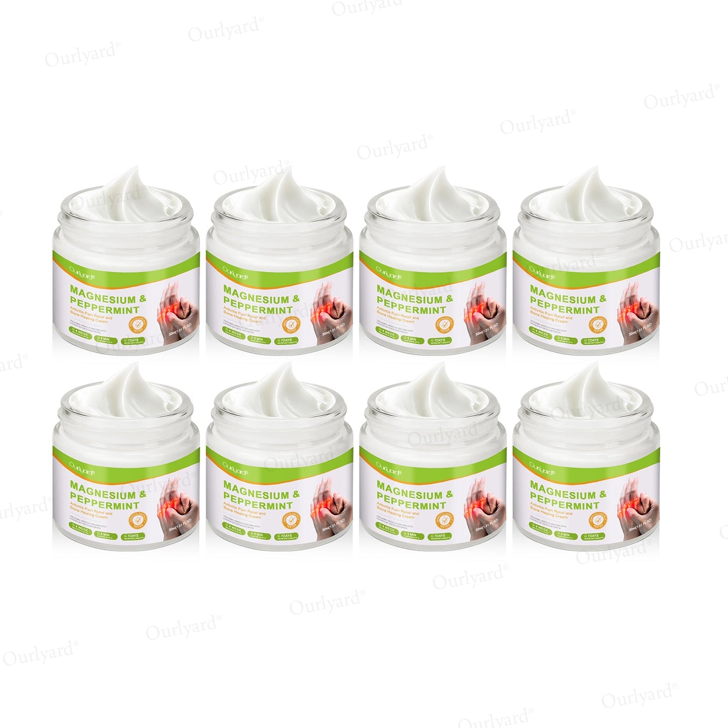 👨‍⚕️☘️Made and Shipped from the USA✅Ourlyard® Magnesium & Peppermint Arthritis Pain Relief and Bone Healing Cream(✅Quick and lasting solution to arthritis, rheumatism, muscle spasms, sports injuries) 🔥LAST DAY 70% OFF